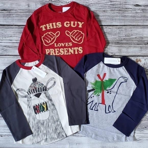 Gymboree Boys Holiday Christmas Bundle Size 3T NWT - Picture 2 of 10
